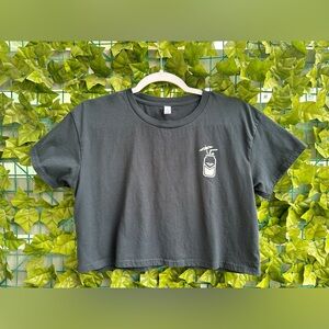 Navy Cutwater crop top
